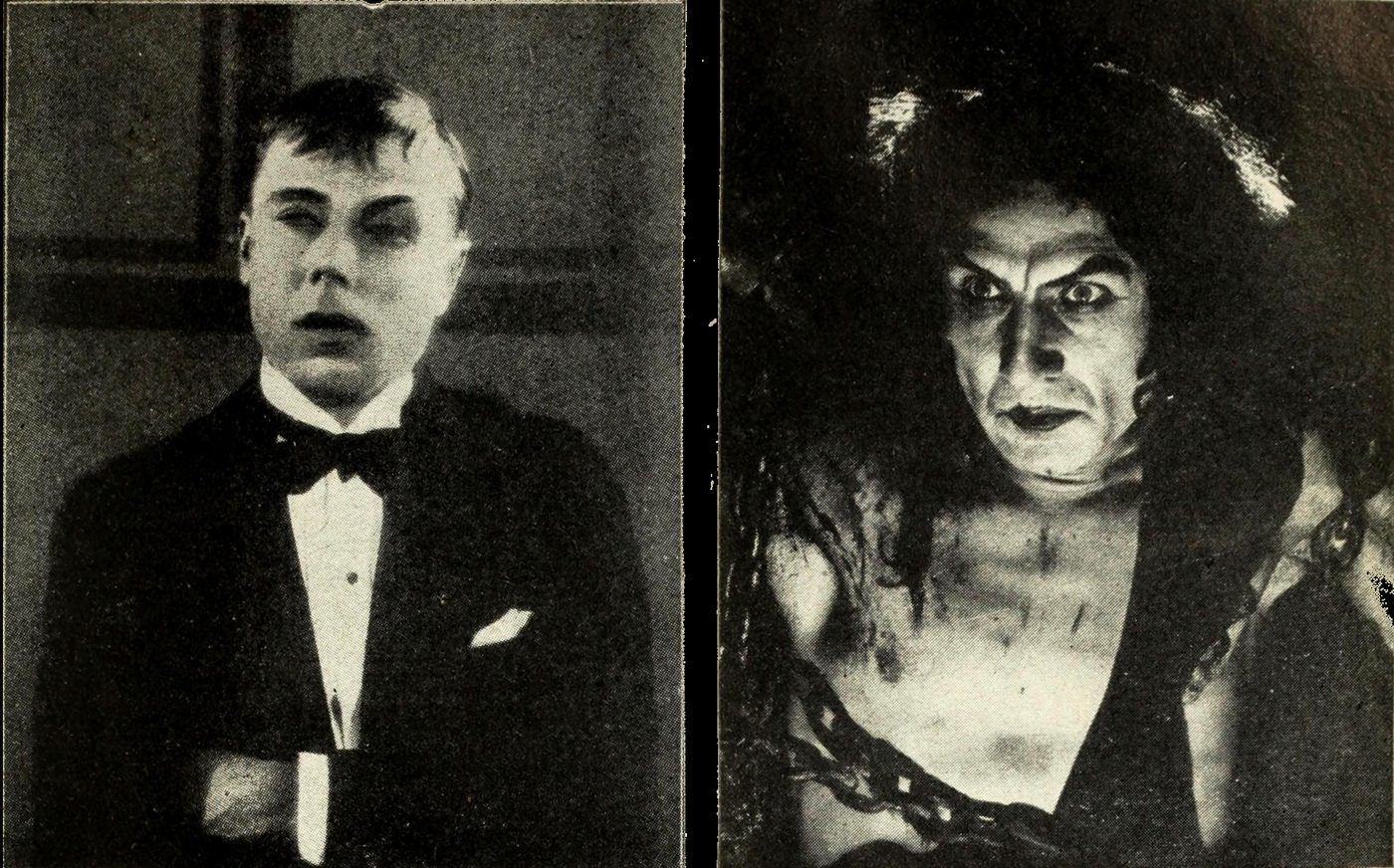 Close-up still of the silent film actor Ivan Mosjoukine
